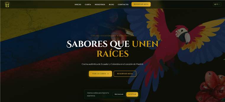 Origo Restaurant - Website